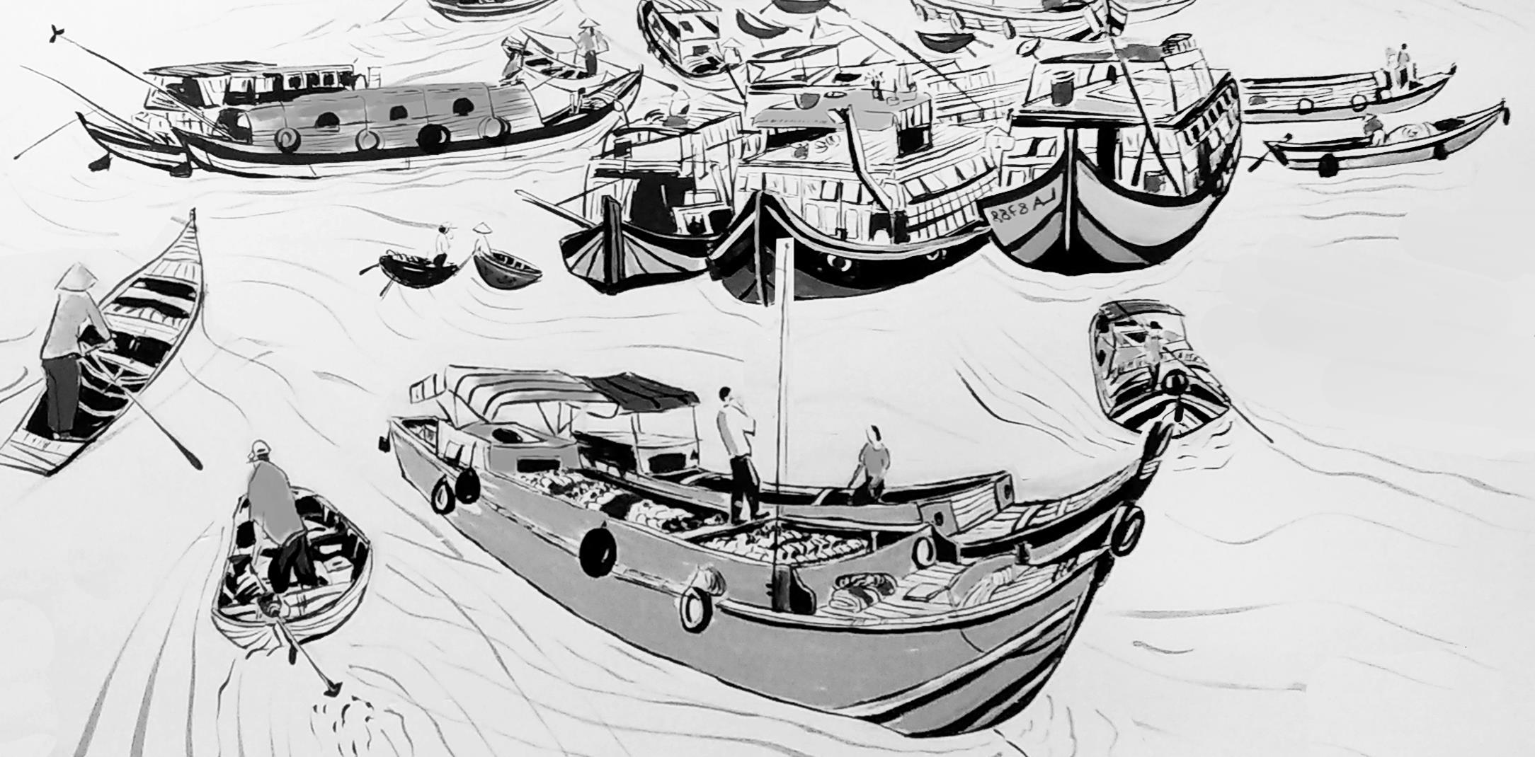 Những chuyến ghe hàng…