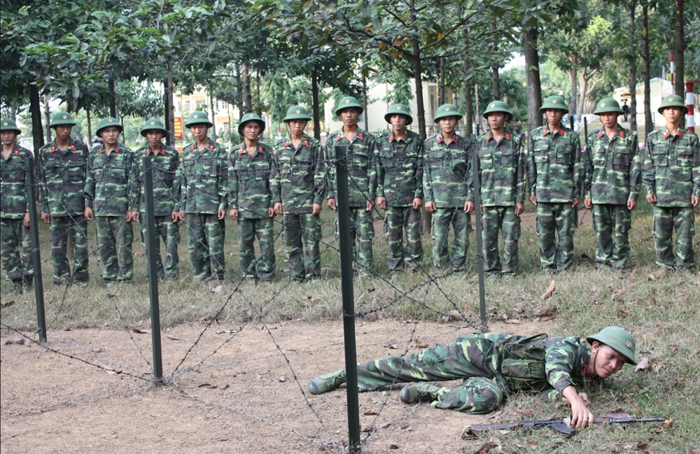 Huấn luyện vượt vật cản tại Lữ đoàn Công binh 550, Quân đoàn 4.