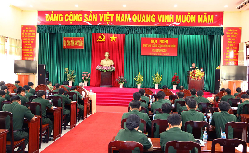 Sóc Trăng sơ kết công tác quân sự, quốc phòng địa phương 6 tháng đầu năm