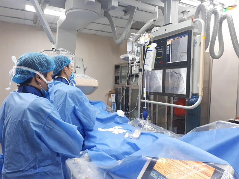 Cấp cứu can thiệp thành công bệnh nhân nhồi máu cơ tim cấp