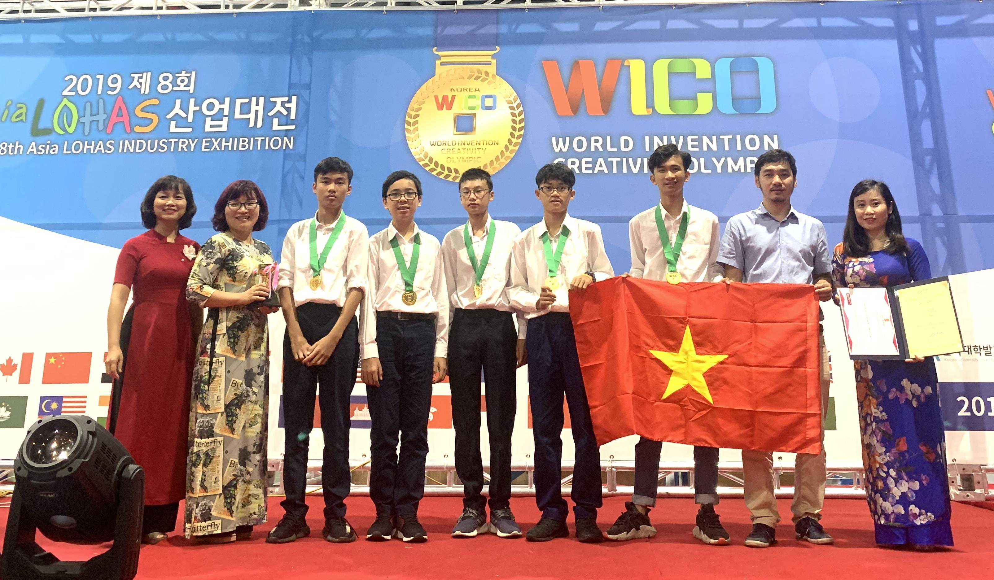 Đoàn học sinh Việt Nam đạt thành tích cao tại WICO 2019

