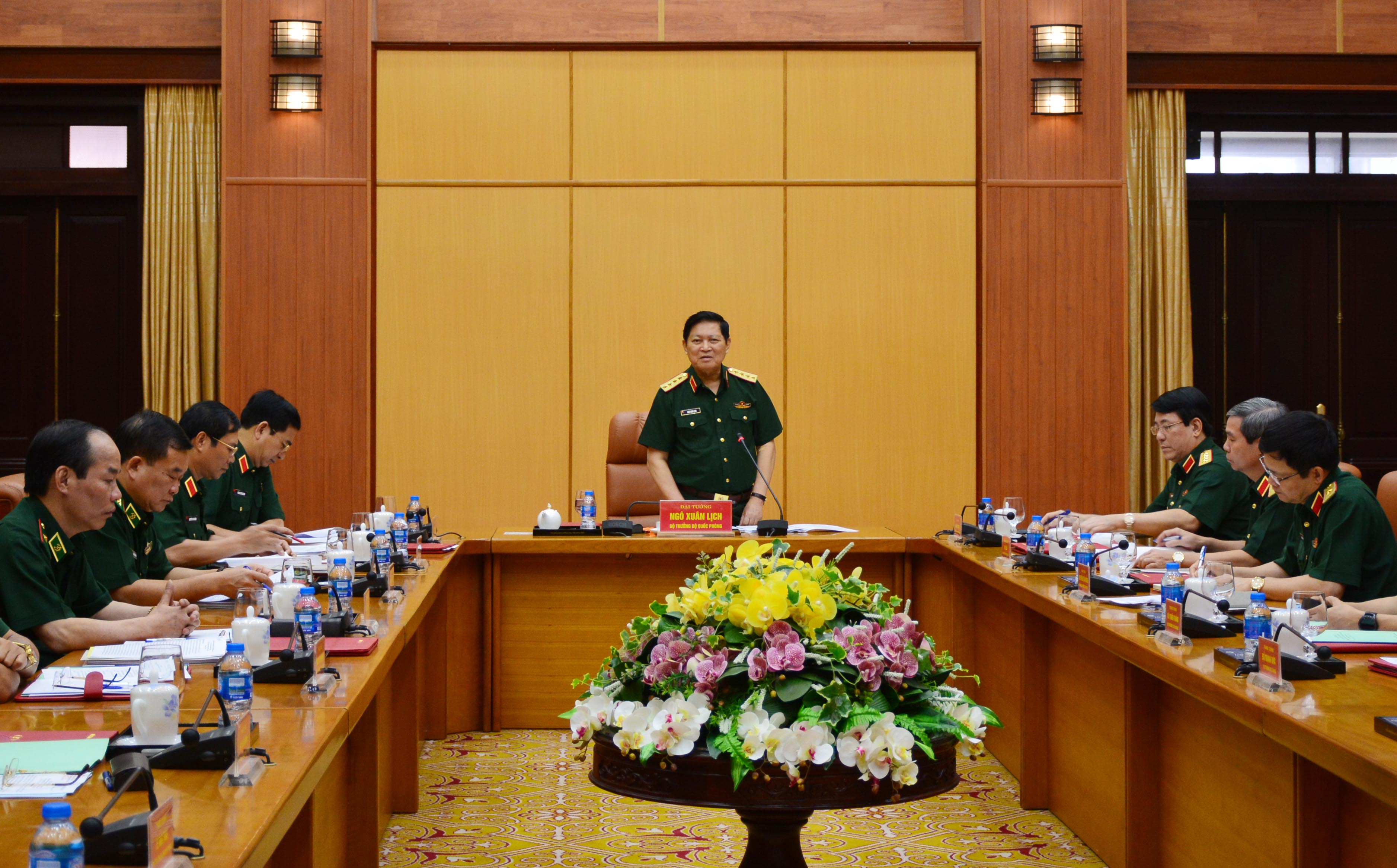 Thường vụ Quân ủy Trung ương làm việc với Thường vụ Đảng ủy Bộ đội Biên phòng