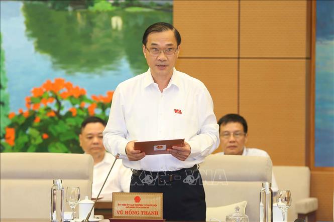 Ủy ban Thường vụ Quốc hội cho ý kiến về dự án Luật Chứng khoán (sửa đổi)