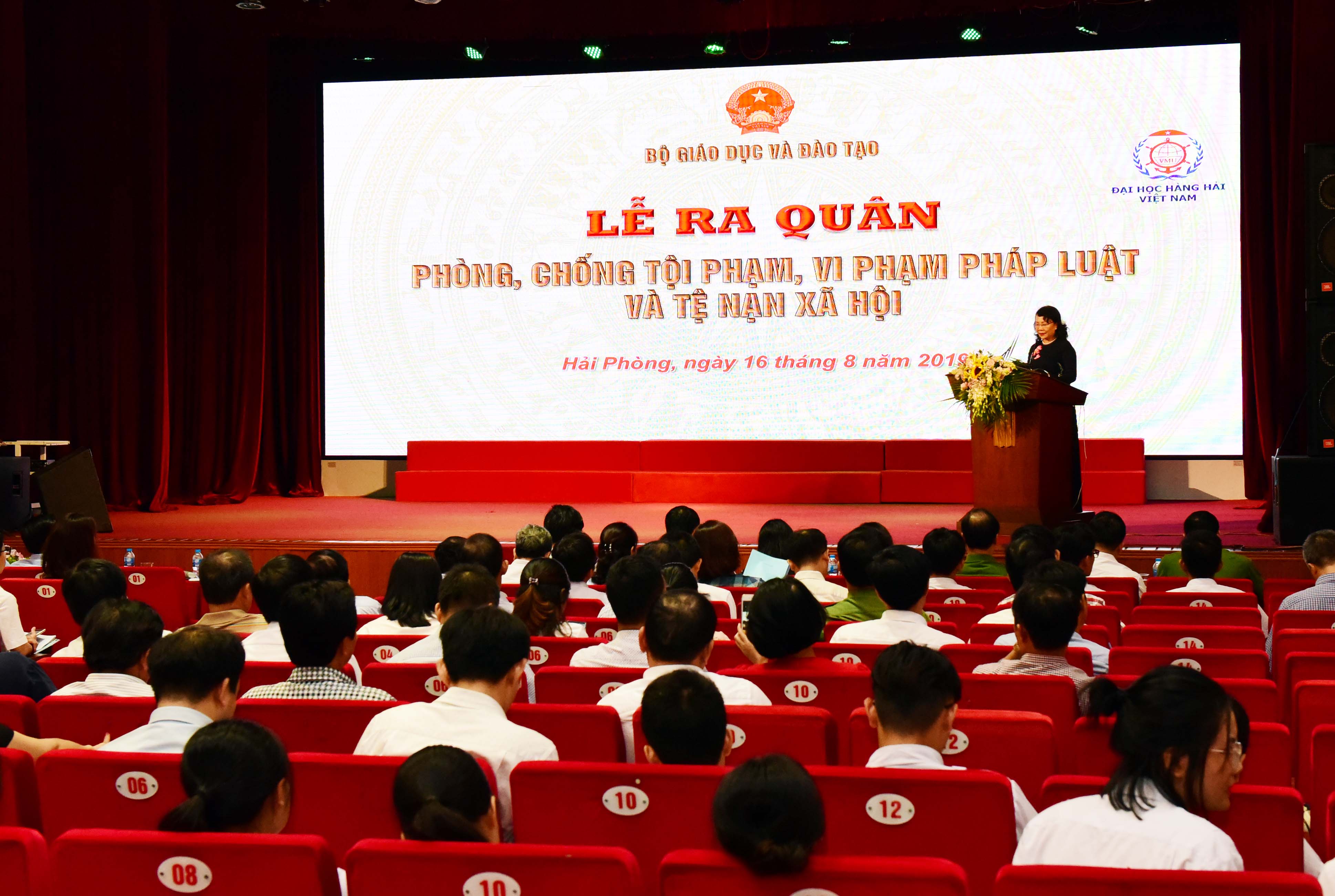 Bộ Giáo dục và Đào tạo ra quân phòng, chống tội phạm, vi phạm pháp luật và tệ nạn xã hội