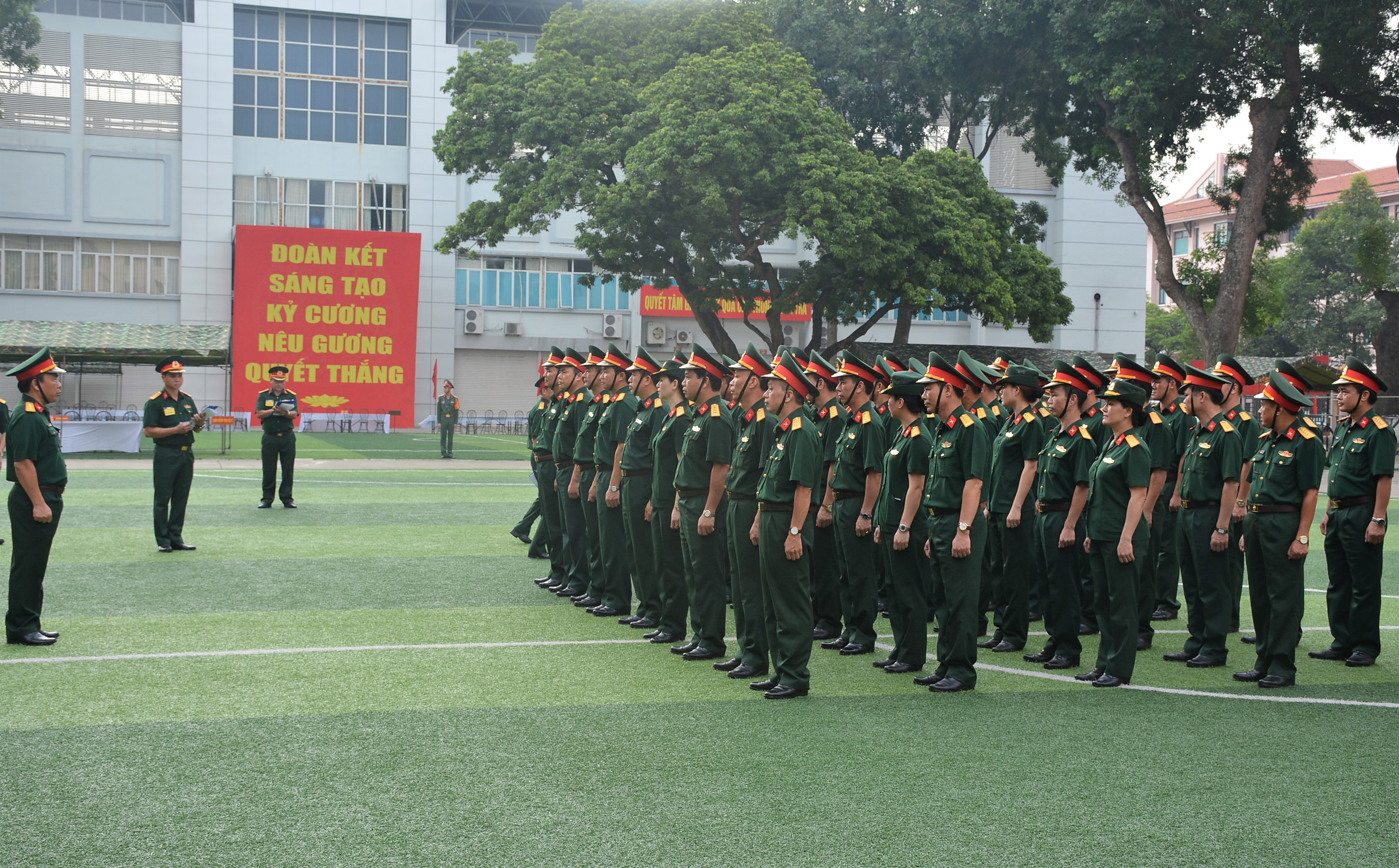 Kiểm tra điều lệnh các cơ quan Bộ Quốc phòng