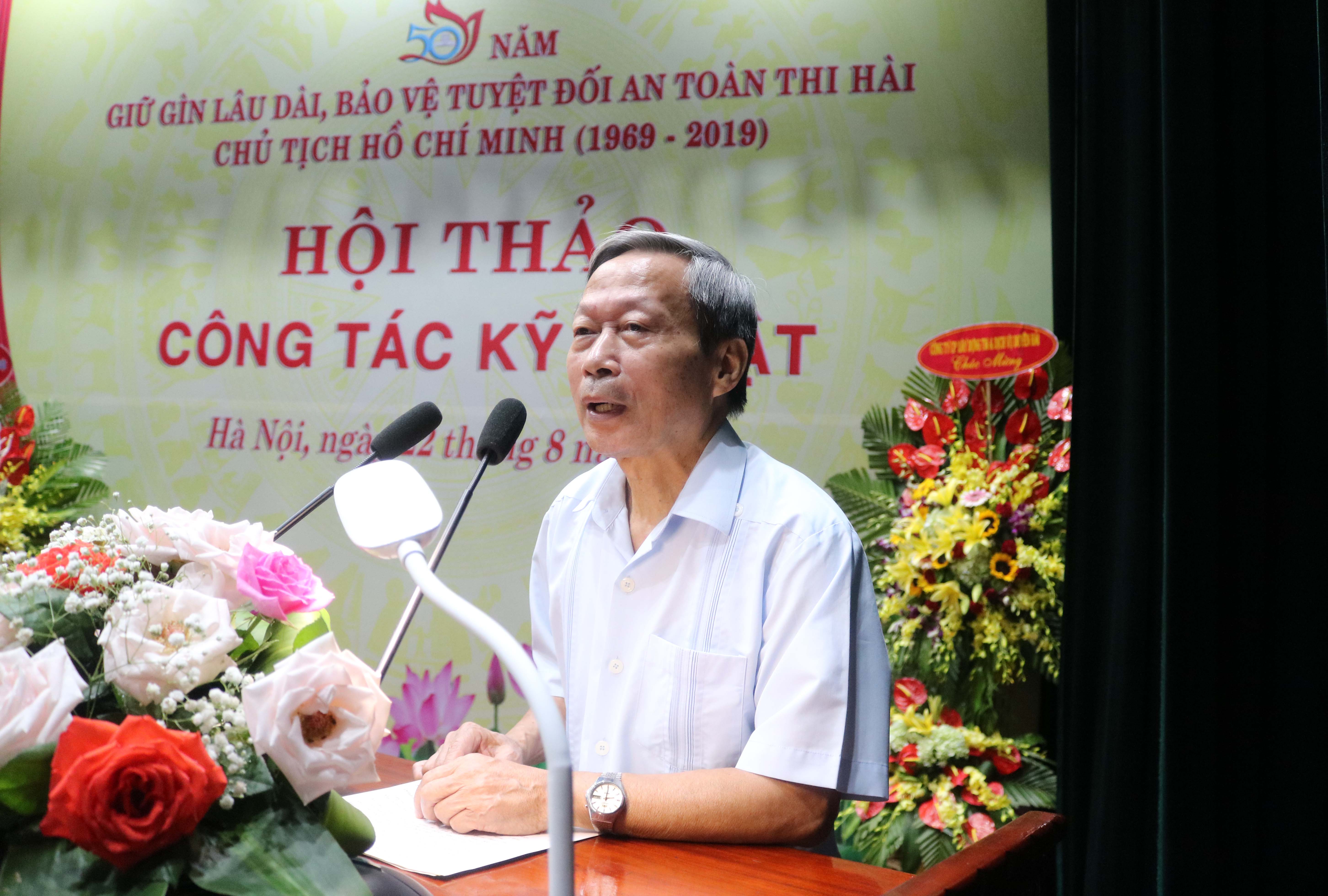 Giữ gìn lâu dài, bảo vệ tuyệt đối an toàn thi hài Chủ tịch Hồ Chí Minh​