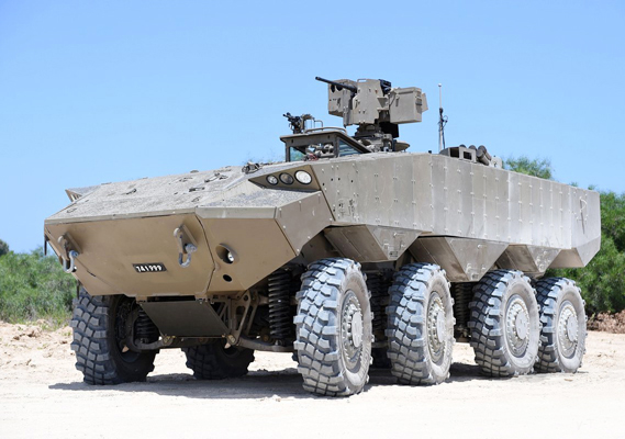 Israel trang bị giáp Iron Fist cho xe bọc thép Eitan