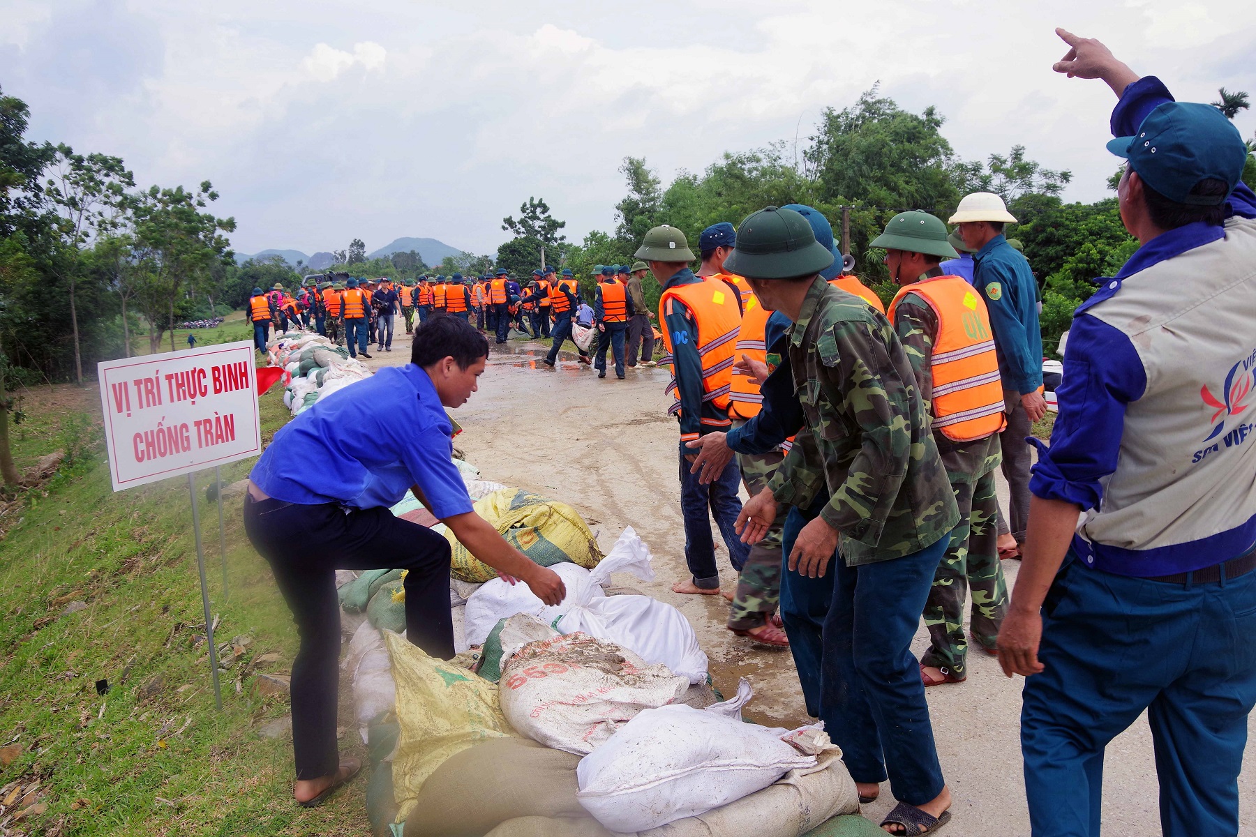 Huyện Yên Định, Thanh Hóa: Tổ chức diễn tập phòng chống lụt bão và tìm kiếm cứu nạn 