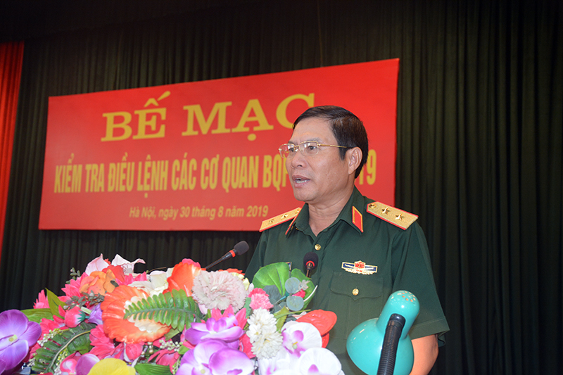 Bế mạc kiểm tra điều lệnh các cơ quan Bộ Quốc phòng năm 2019