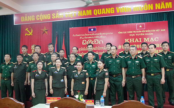 Khai mạc tập huấn nghiệp vụ kỹ thuật in cho cán bộ Nhà máy in Quân đội nhân dân Lào