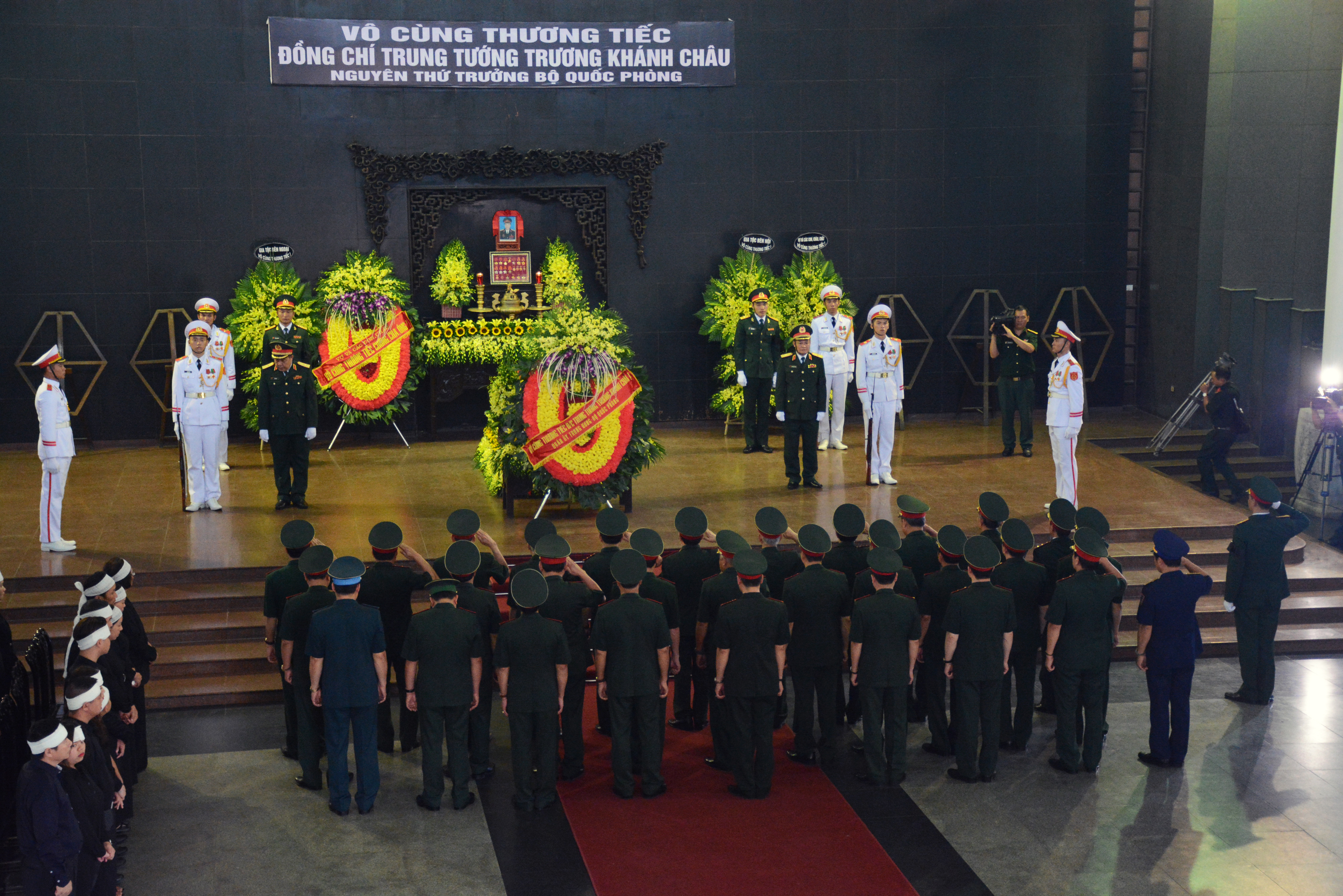 Tổ chức trọng thể Lễ tang Trung tướng Trương Khánh Châu