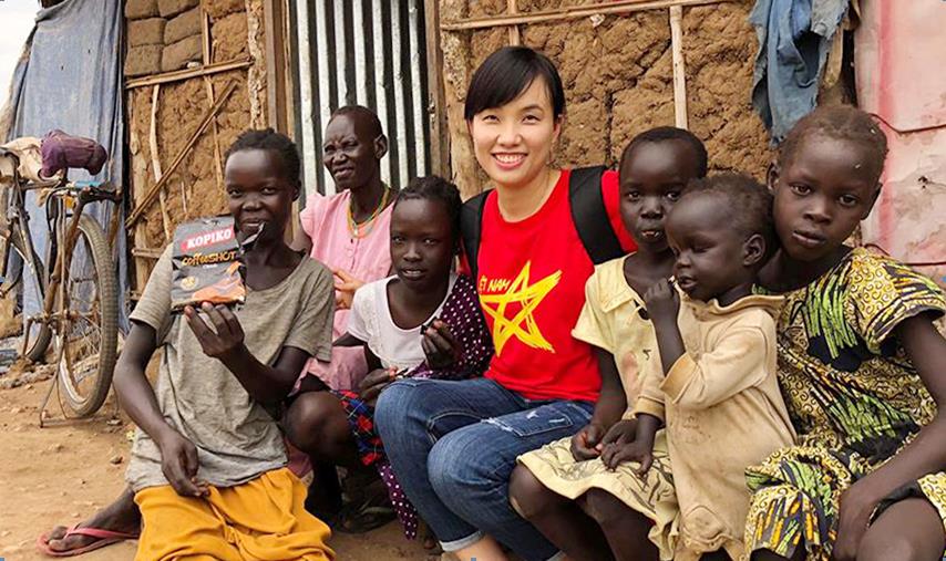 Nữ sĩ quan Việt Nam đầu tiên ở Nam Sudan