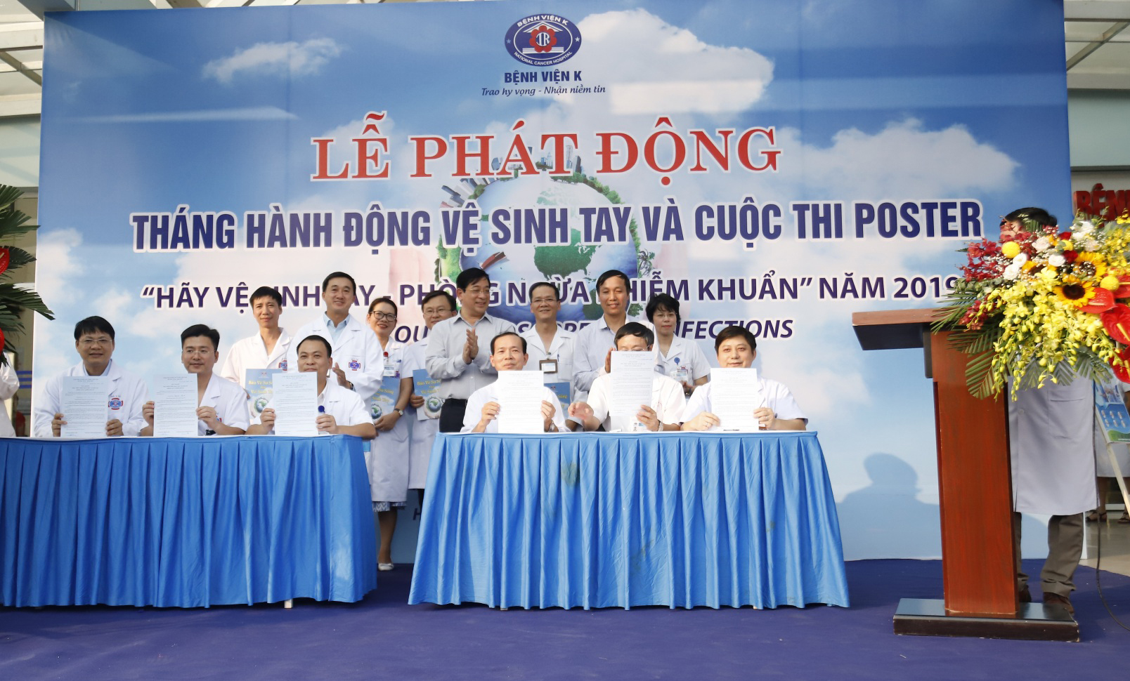 Bệnh viện K phát động chiến dịch phòng ngừa nhiễm khuẩn