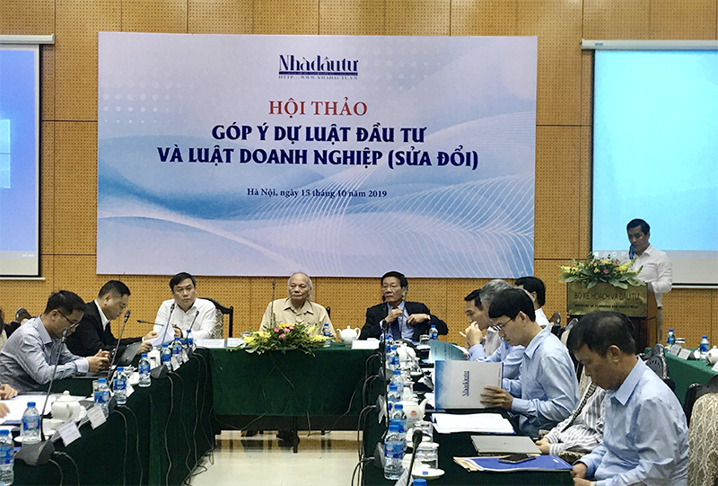 Góp ý sửa đổi Luật Đầu tư và Luật Doanh nghiệp (sửa đổi)

