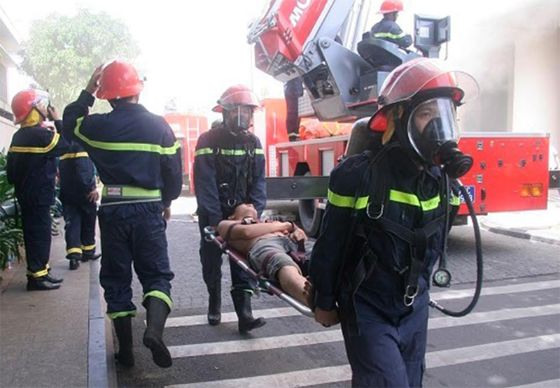 Khánh Hoà diễn tập phương án chữa cháy và cứu nạn, cứu hộ năm 2019