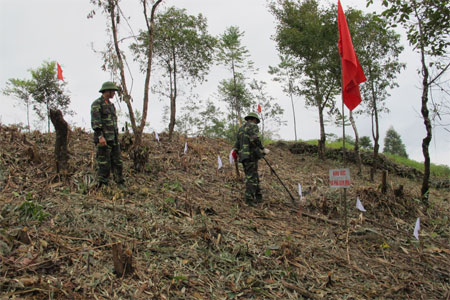 Quân đội phát huy vai trò xung kích trong khắc phục hậu quả chiến tranh

