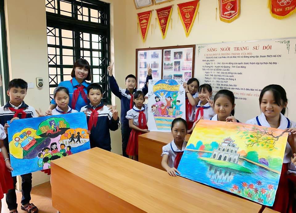 Cô Tổng phụ trách đội tâm huyết