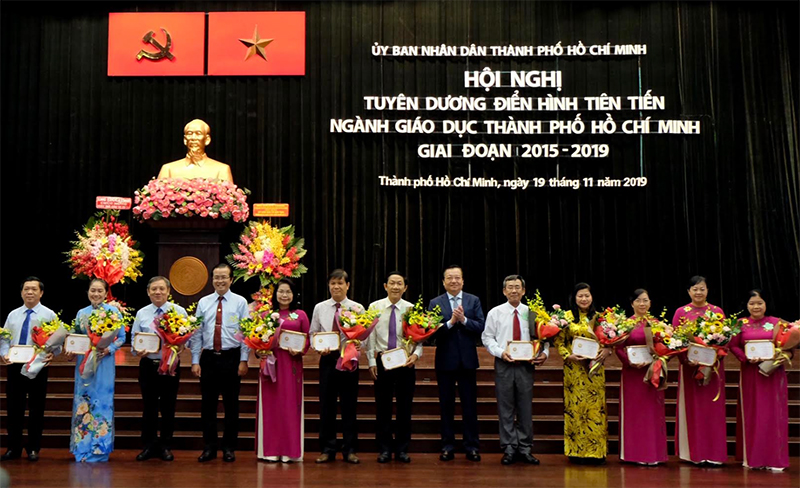 TP Hồ Chí Minh tôn vinh các tấm gương nhà giáo tiêu biểu giai đoạn 2015-2019

