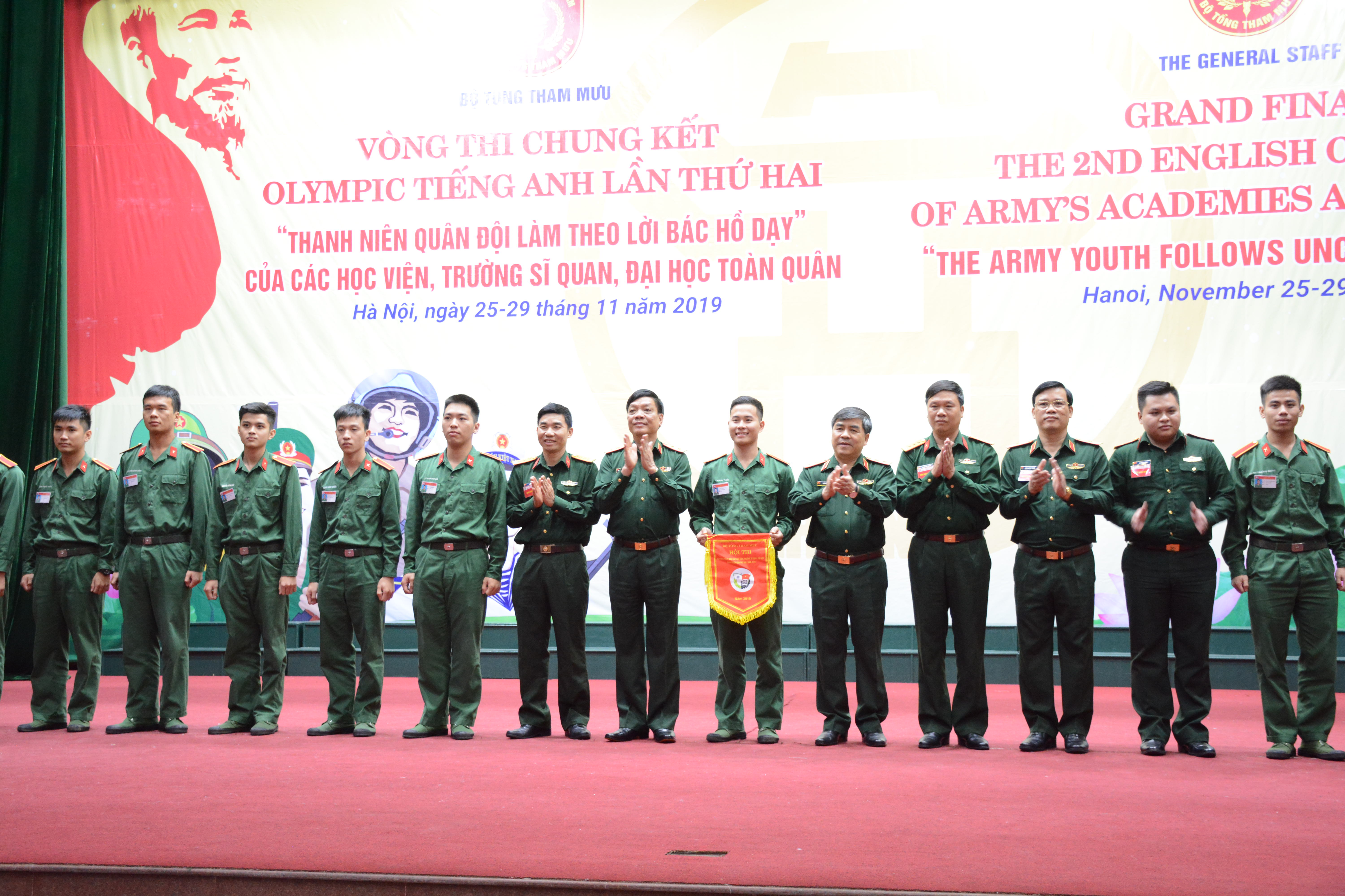 Bộ Tổng Tham mưu khai mạc Hội thi Olympic tiếng Anh lần thứ hai