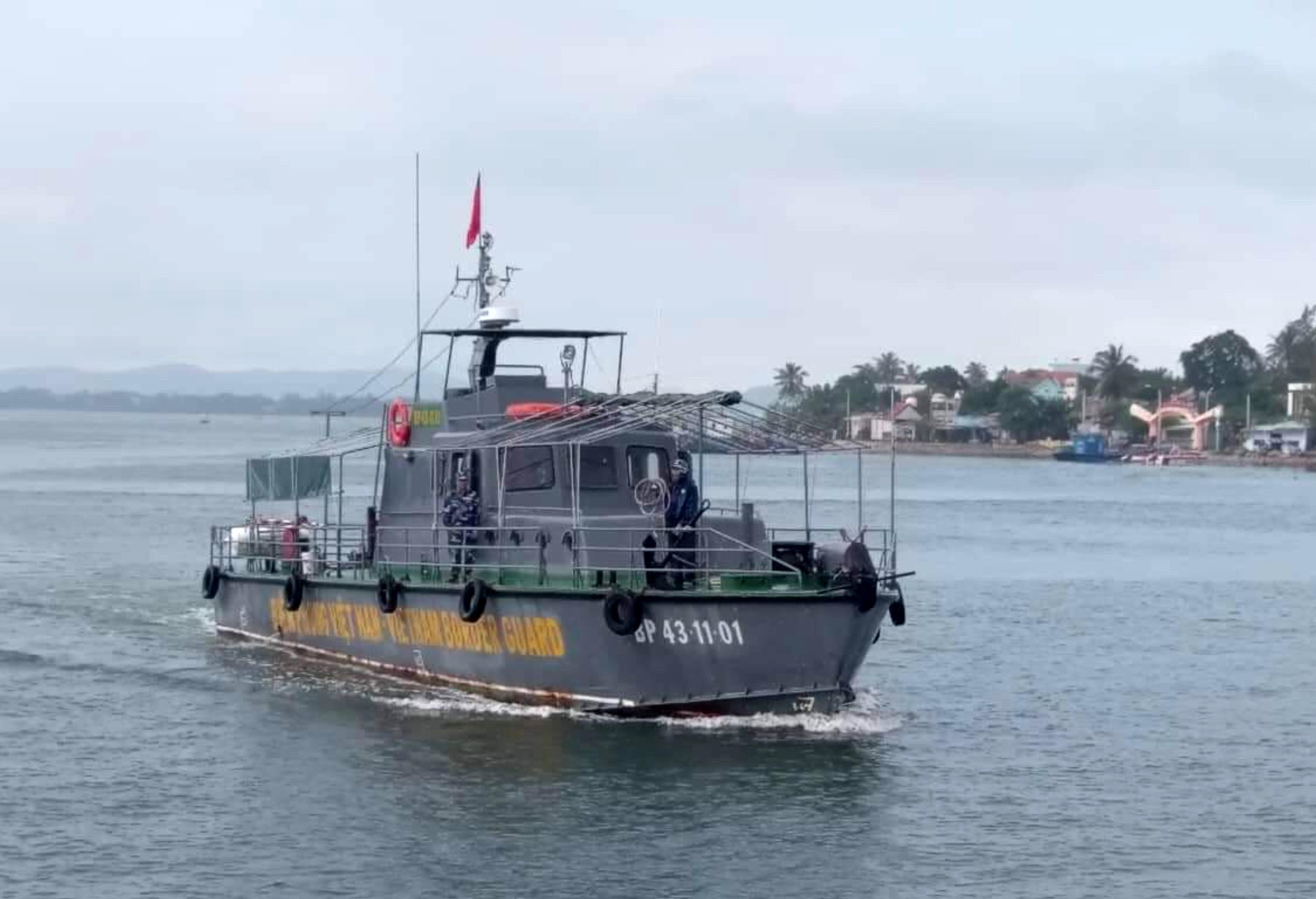 Tích cực tìm kiếm thuyền viên mất tích trên vùng biển Cù Lao Chàm