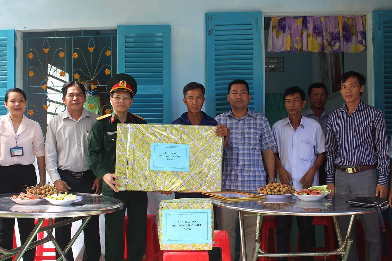 Cục Bản đồ, Bộ Tổng tham mưu bàn giao nhà tình nghĩa tại Sóc Trăng