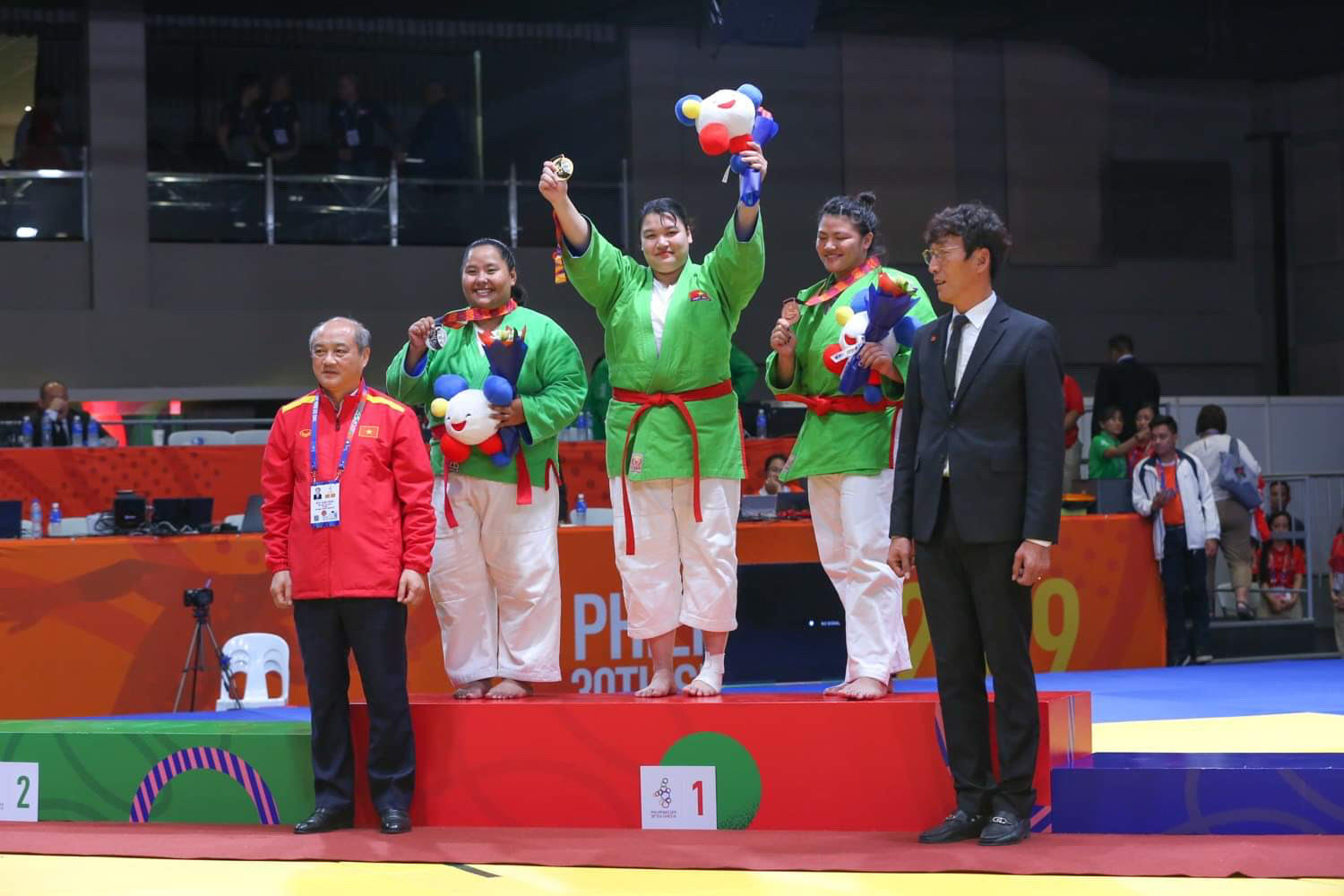 Ngày xuất thần của Kurash giúp Đoàn Thể thao Việt Nam tiếp tục duy trì vị trí thứ 2