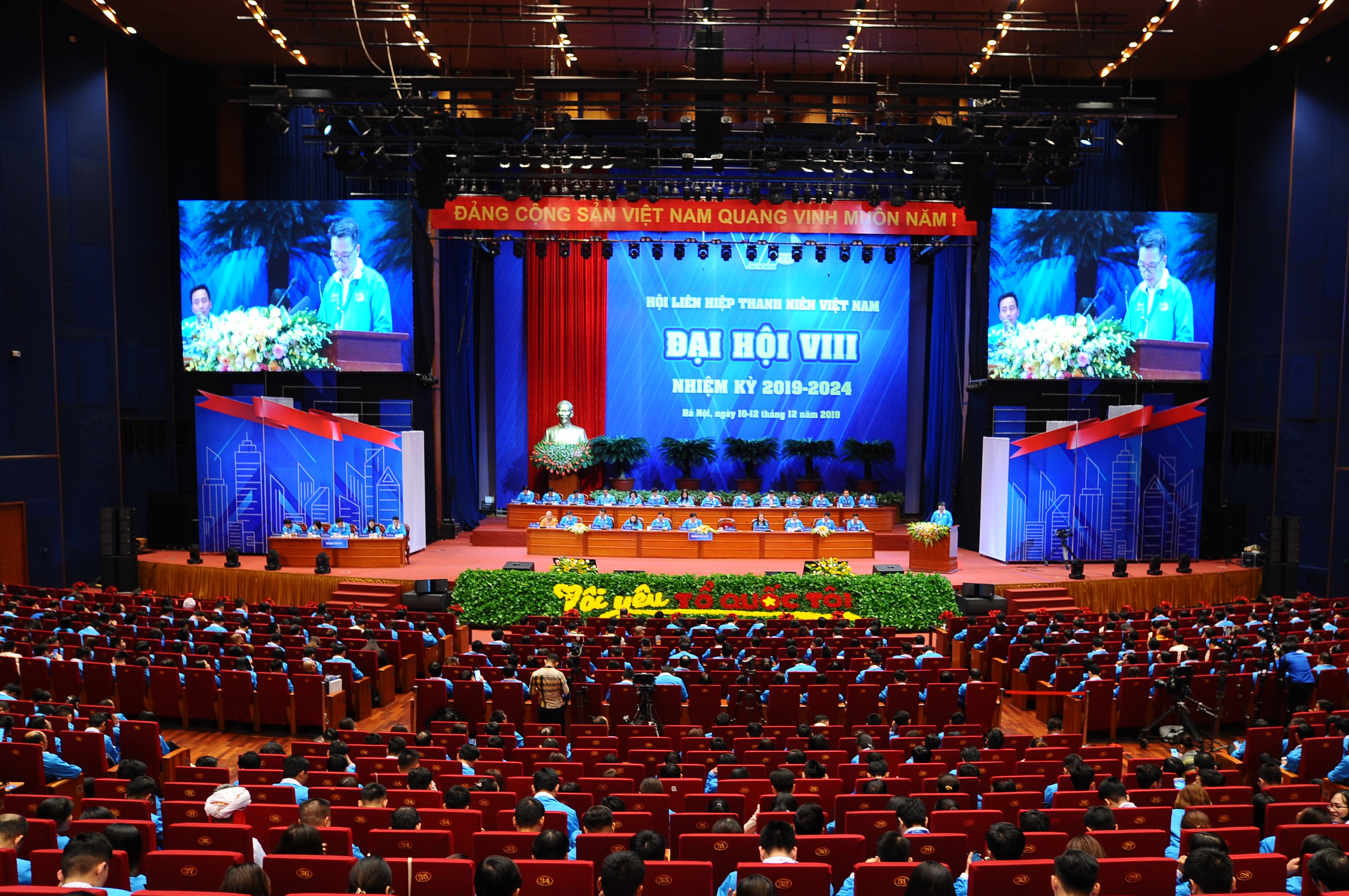 Khai mạc phiên thứ nhất Đại hội đại biểu toàn quốc Hội Liên hiệp Thanh niên Việt Nam lần thứ VIII