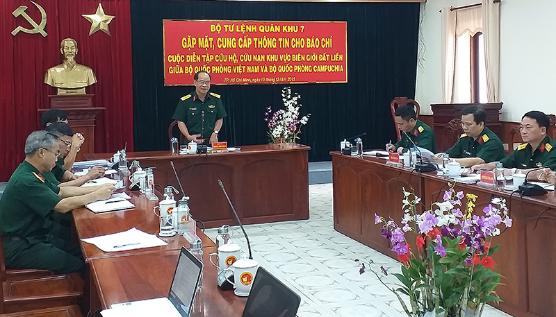 Bộ Quốc phòng Việt Nam và Bộ Quốc phòng Campuchia phối hợp tổ chức diễn tập cứu hộ, cứu nạn năm 2019

