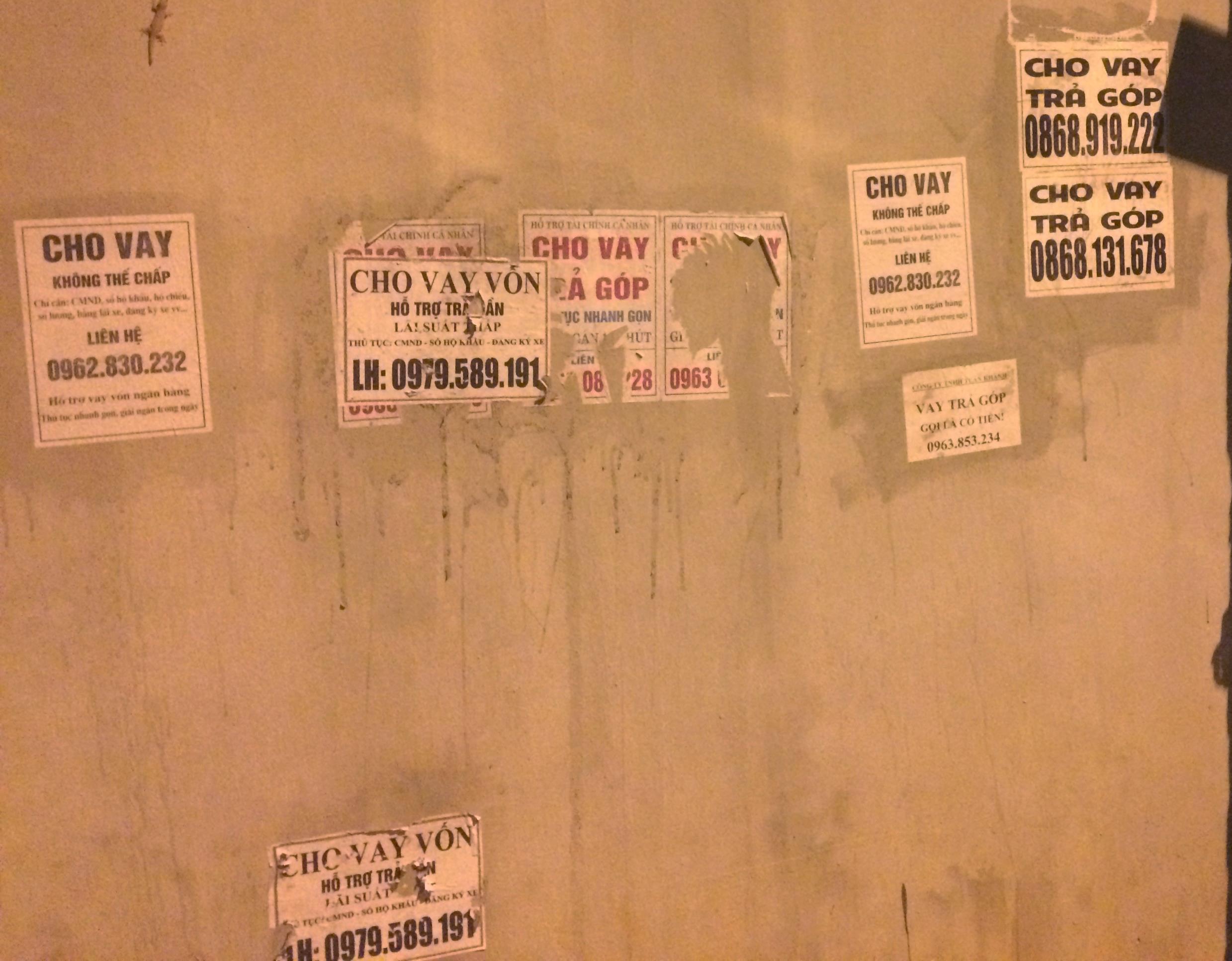 Ngang nhiên quảng cáo “tín dụng đen”!