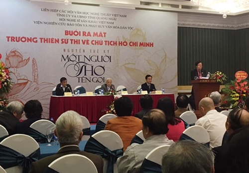 Ra mắt “Trường thiên sử thi về Chủ tịch Hồ Chí Minh” của tác giả Nguyễn Thế Kỷ