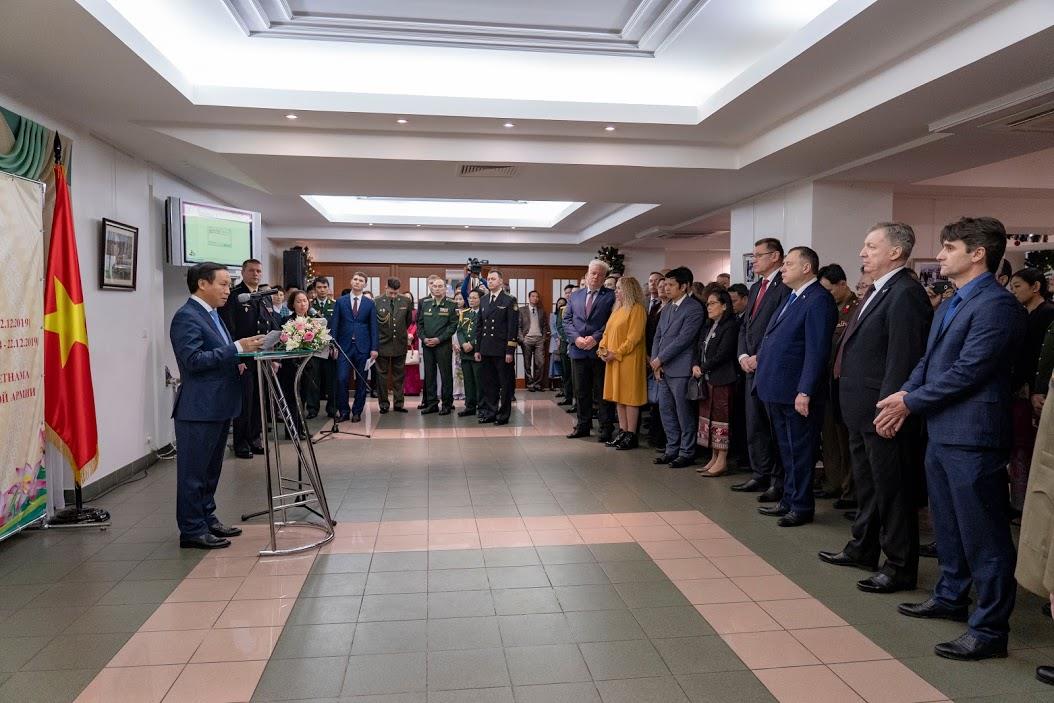 Kỷ niệm 75 năm Ngày thành lập Quân đội nhân dân Việt Nam tại Liên bang Nga