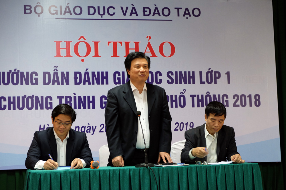  Hội thảo hướng dẫn đánh giá học sinh lớp 1 theo chương trình mới