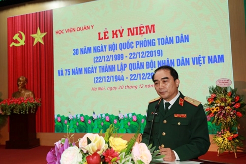 Học viện Quân y tổ chức kỷ niệm 75 năm Ngày thành lập Quân đội nhân dân Việt Nam