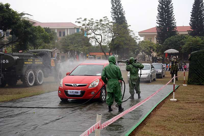 Binh chủng Hóa học: Diễn tập ứng phó sự cố hóa chất độc, phóng xạ, hạt nhân