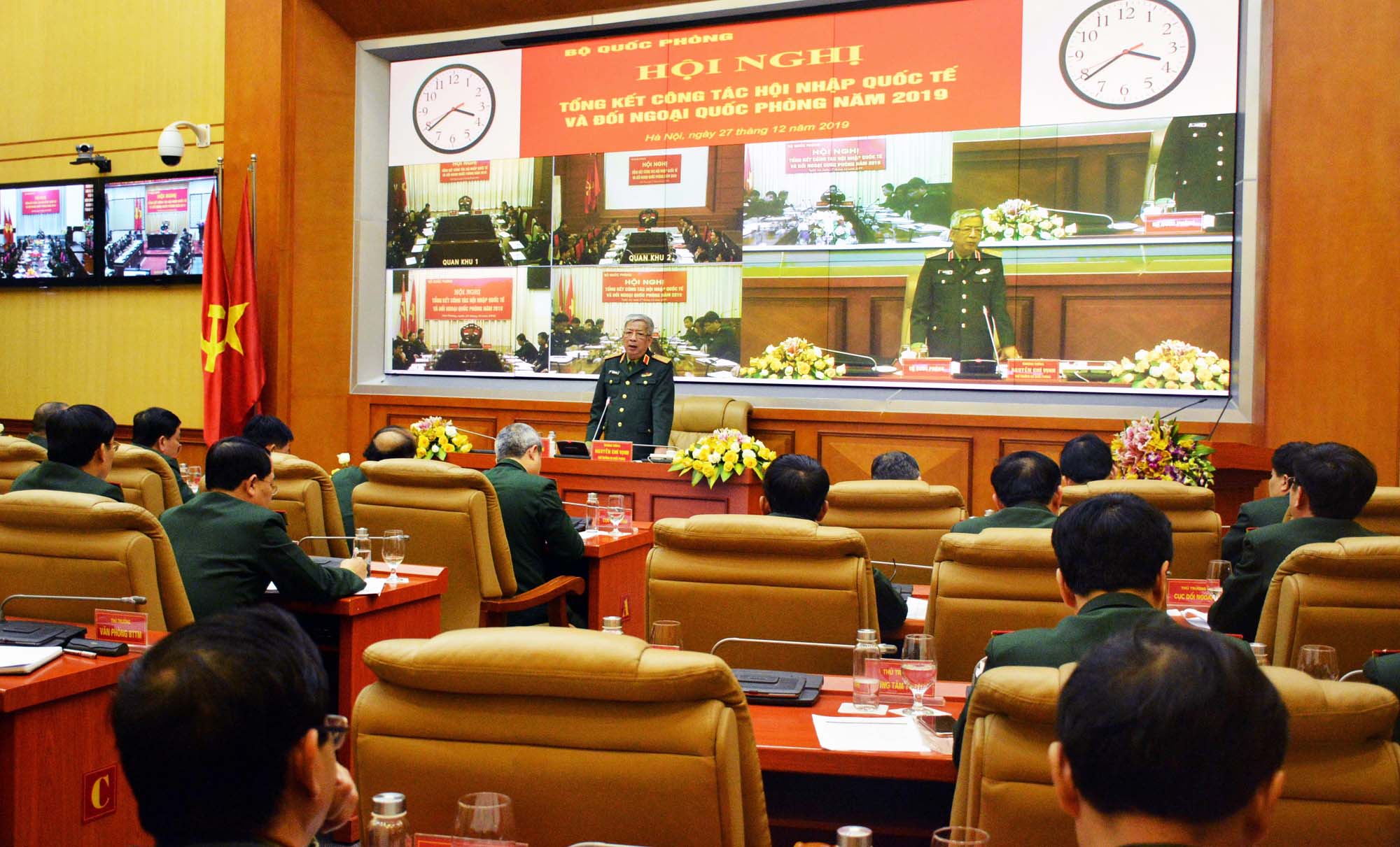 Hội nghị tổng kết công tác hội nhập quốc tế và đối ngoại quốc phòng năm 2019