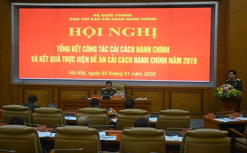 Ban chỉ đạo cải cách hành chính Bộ Quốc phòng họp triển khai nhiệm vụ năm 2020