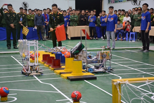 Học viện Kỹ thuật quân sự tổ chức chung kết cuộc thi Mini Robocon 2019 