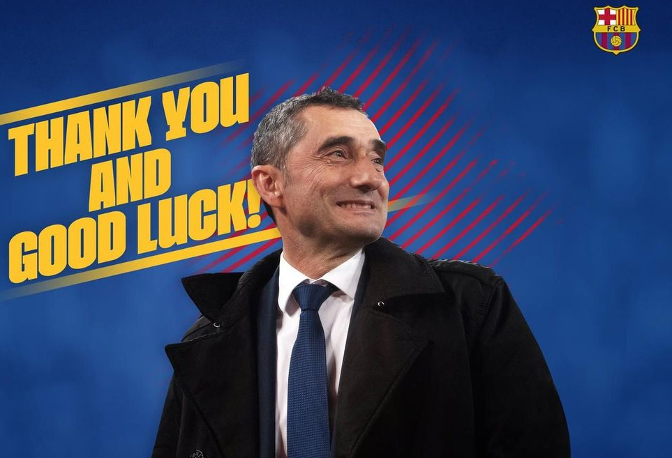 Barca sa thải HLV Valverde, bổ nhiệm HLV Setien