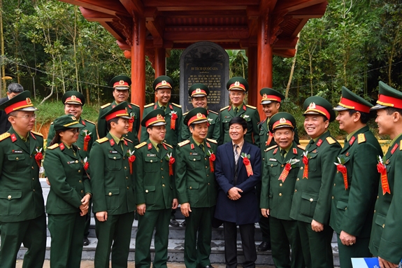 Khánh thành Bia di tích Quốc gia Báo Quân đội nhân dân tại Định Hóa, Thái Nguyên