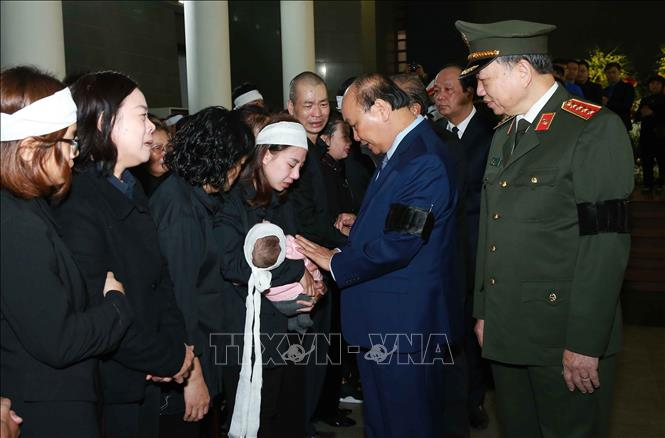 Tổ chức trọng thể Lễ tang 3 liệt sĩ Công an nhân dân hy sinh tại Đồng Tâm

