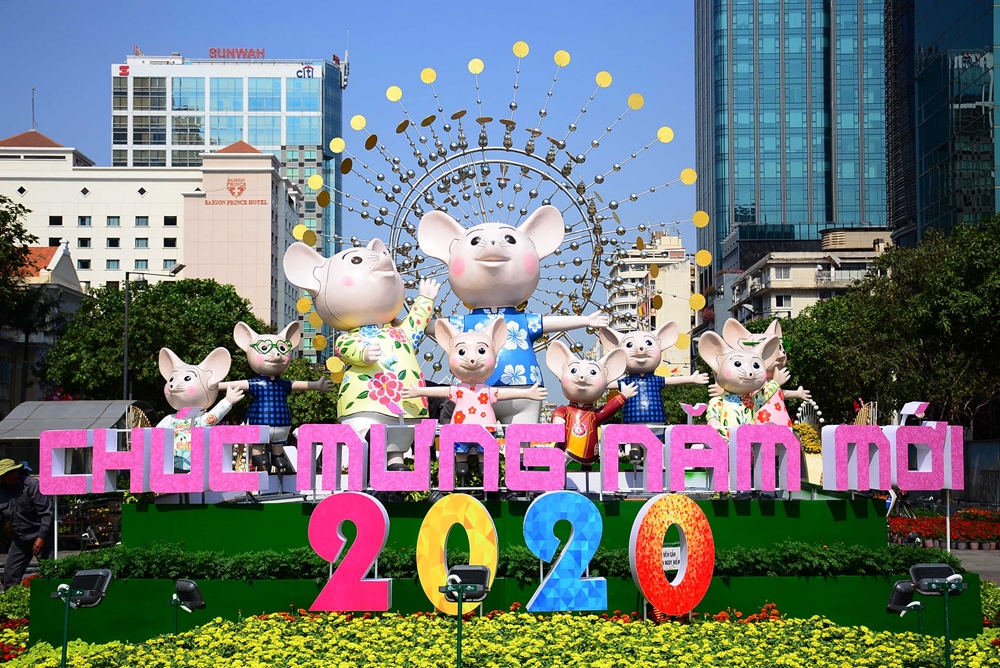 Khu vực cổng kết đường hoa cũng là đại cảnh