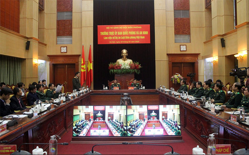 Ủy ban Quốc phòng và An ninh làm việc với Bộ tư lệnh Bộ đội Biên phòng về Dự án Luật Biên phòng Việt Nam