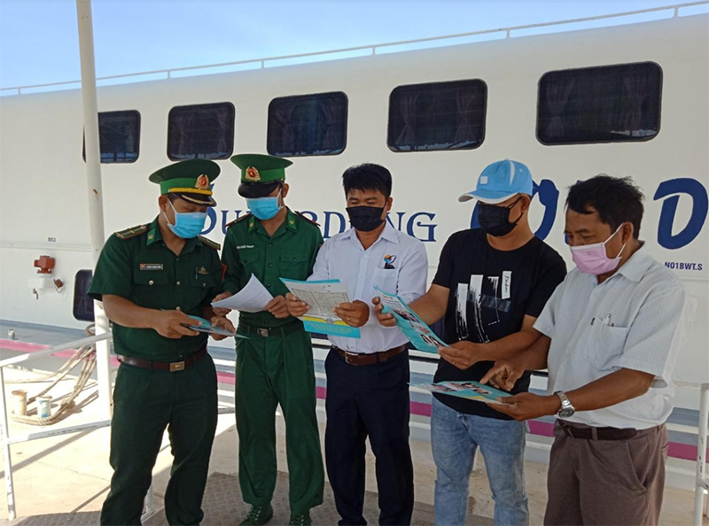 Đồn biên phòng Trung Bình, BĐBP Sóc Trăng tích cực phòng, chống dịch nCoV