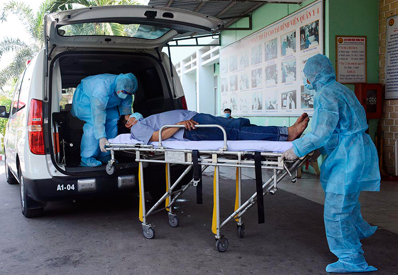 Bệnh viện Quân y 4: Thực hành phương án xử lý khi có bệnh nhân nghi nhiễm virus Corona


