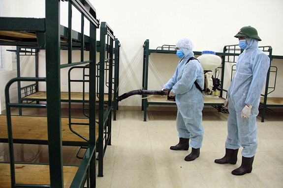 GIAO NHẬN QUÂN NHANH CHÓNG, PHÒNG, CHỐNG DỊCH AN TOÀN
