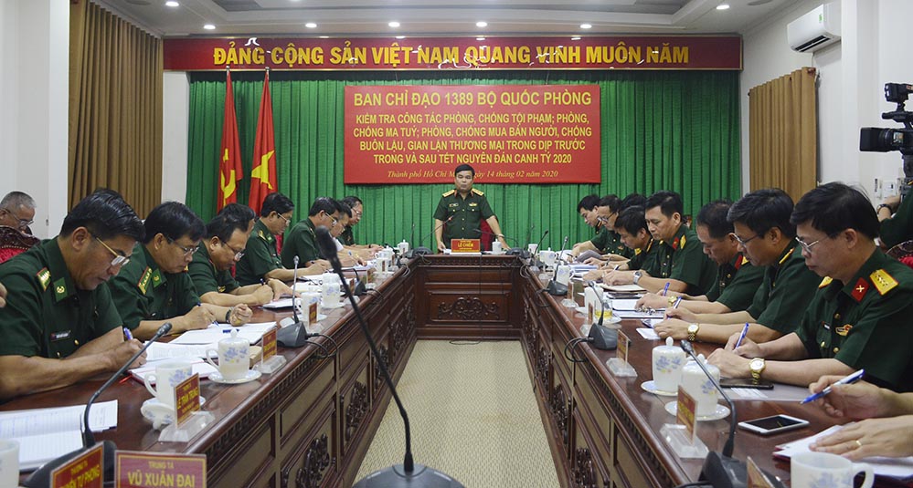 Ban Chỉ đạo 1389 Bộ Quốc phòng kiểm tra một số đơn vị miền Nam và miền Trung