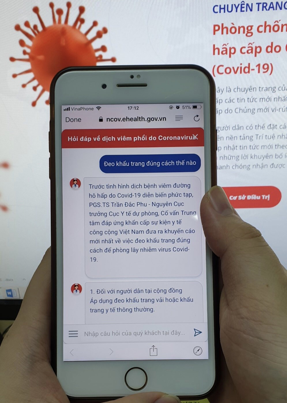 Từ 14-2, Bộ Y tế có thêm kênh thông tin hỏi đáp về dịch bệnh COVID-19