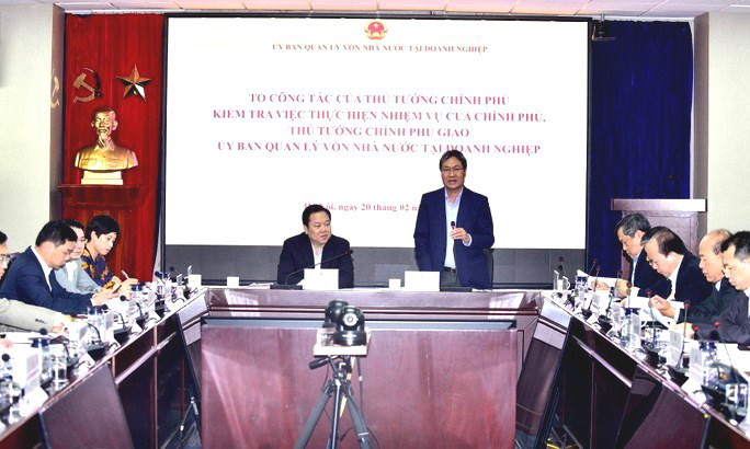 Đôn đốc Ủy ban Quản lý vốn Nhà nước tại doanh nghiệp giải quyết các nhiệm vụ do Chính phủ, Thủ tướng Chính phủ giao