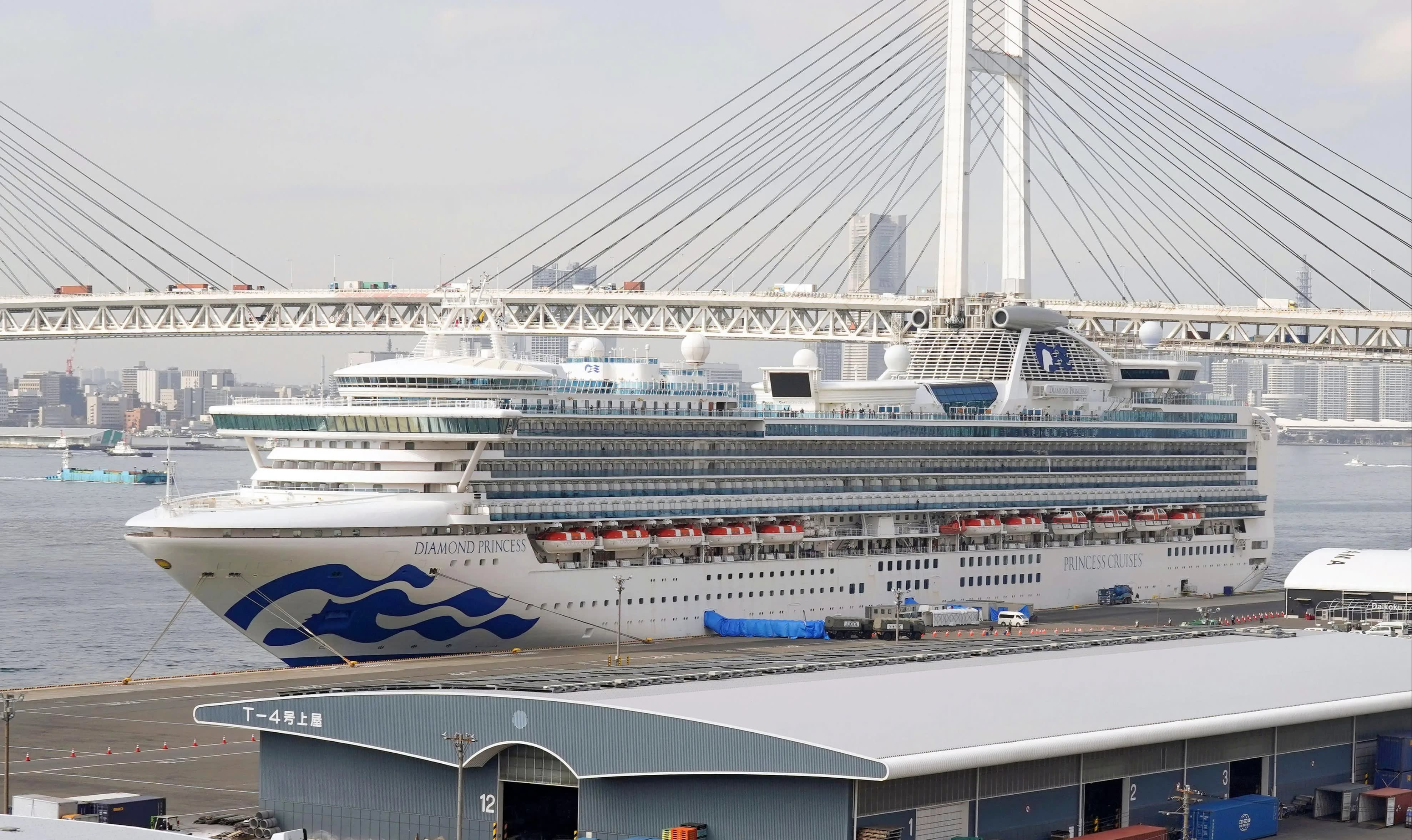 Hành khách người Anh, Israel từ tàu Diamond Princess xét nghiệm dương tính với COVID-19