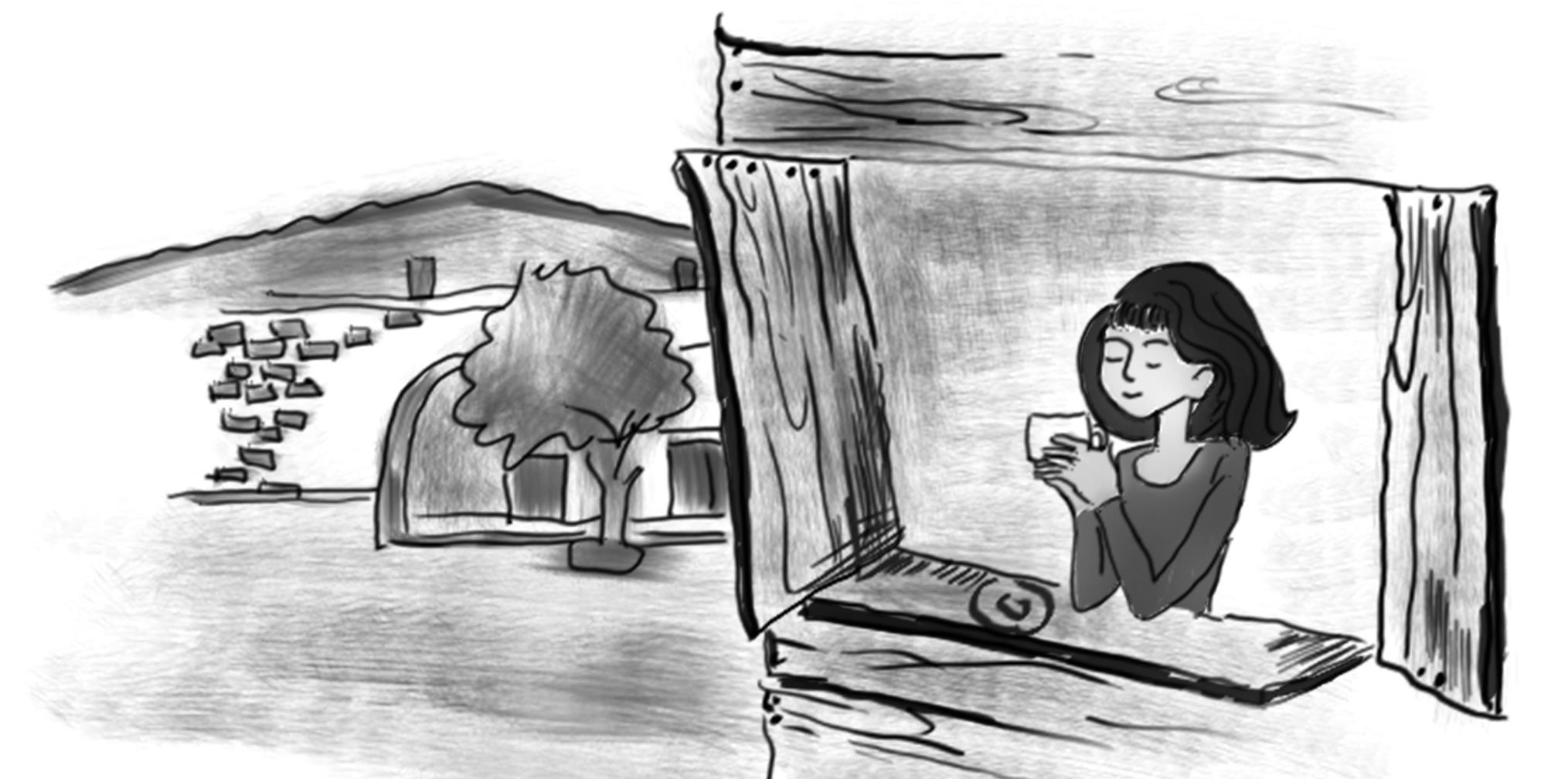 Đợi sương mù giữa phố